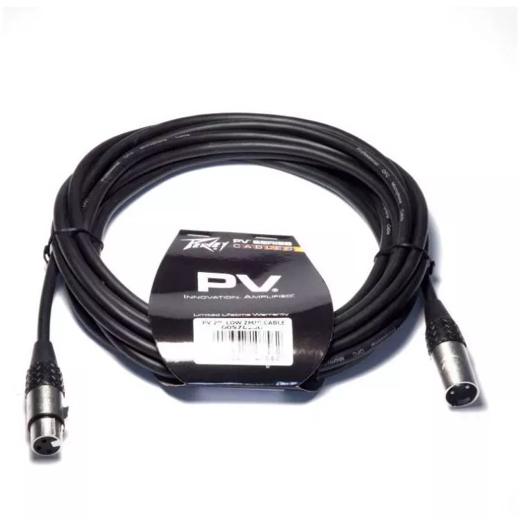 PEAVEY PV 25' LOW Z MIC CABLE - кабель микрофонный XLR/XLR 7,6 m PEAVEY PV 25' LOW Z MIC CABLE - кабель микрофонный XLR/XLR 7,6 m