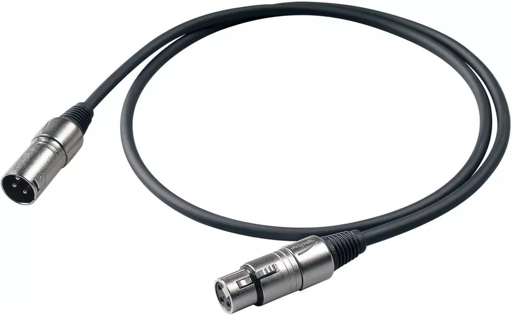 PROEL BULK250LU6 - микрофонный кабель, XLR (папа) XLR (мама), длина - 6м PROEL BULK250LU6 - микрофонный кабель, XLR (папа) XLR (мама), длина - 6м