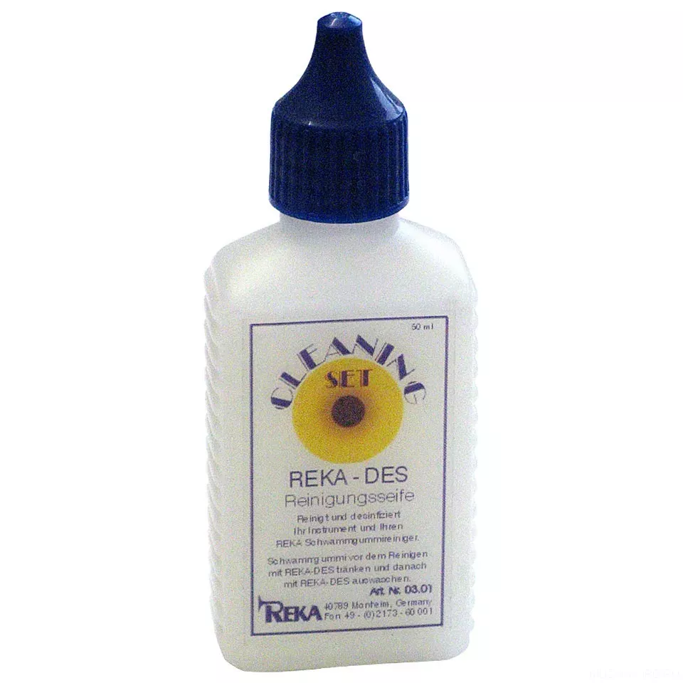REKA DES очищающий лосьон для внутренней и внешней чистки и дезинфекции духовых инсртументов REKA DES очищающий лосьон для внутренней и внешней чистки и дезинфекции духовых инсртументов