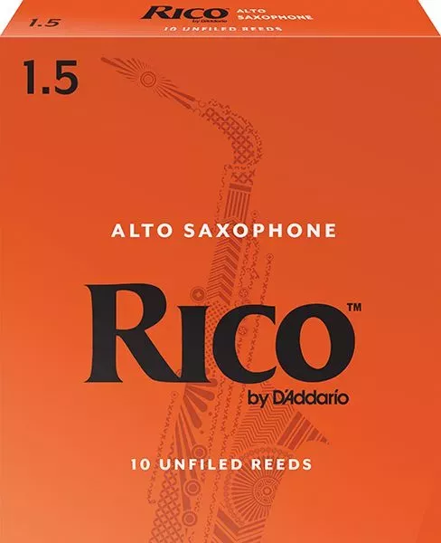 Rico RJA1015 Rico Трости для саксофона альт, размер 1.5 Rico RJA1015 Rico Трости для саксофона альт, размер 1.5