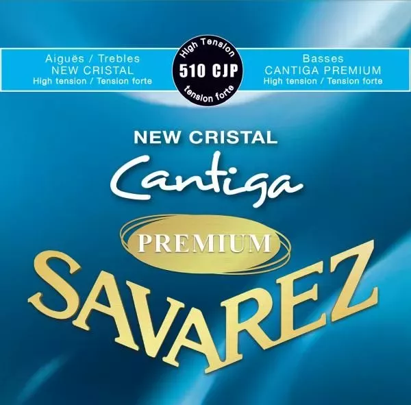 Savarez 510CJP New Cristal Cantiga Premium Струны для классической гитары, сильное натяжение