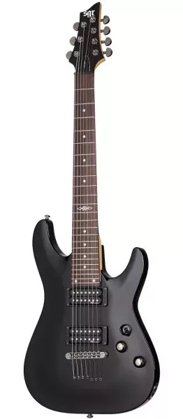 Schecter SGR C-7 BLK Гитара электрическая