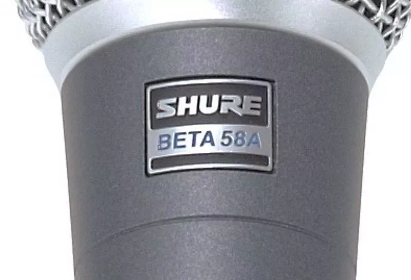 SHURE BETA 58A динамический суперкардиоидный вокальный микрофон SHURE BETA 58A динамический суперкардиоидный вокальный микрофон