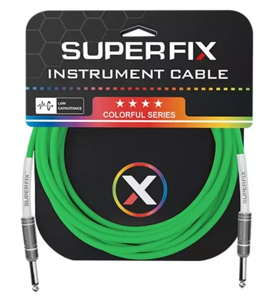 SuperFix XIC4113GRN-4.5 Кабель инструментальный цвет зеленый SuperFix XIC4113GRN-4.5 Кабель инструментальный цвет зеленый