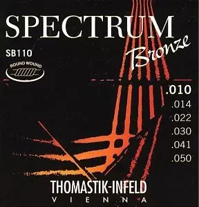 THOMASTIK Spectrum SB110T струны для акустической гитары 10-50, бронза THOMASTIK Spectrum SB110T струны для акустической гитары 10-50, бронза