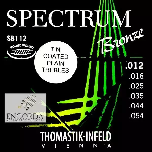THOMASTIK Spectrum SB112T струны для акустической гитары 12-54, бронза