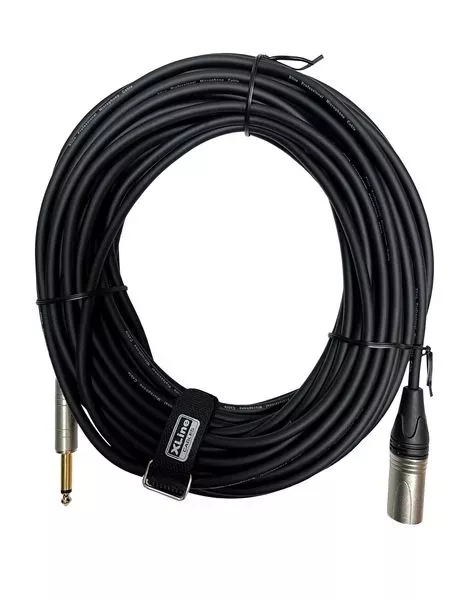 XLINE Cables RMIC XLRM-JACK 20 Кабель микрофонный XLR 3 pin male - JACK 6.3 mono длина 20м XLINE Cables RMIC XLRM-JACK 20 Кабель микрофонный XLR 3 pin male - JACK 6.3 mono длина 20м
