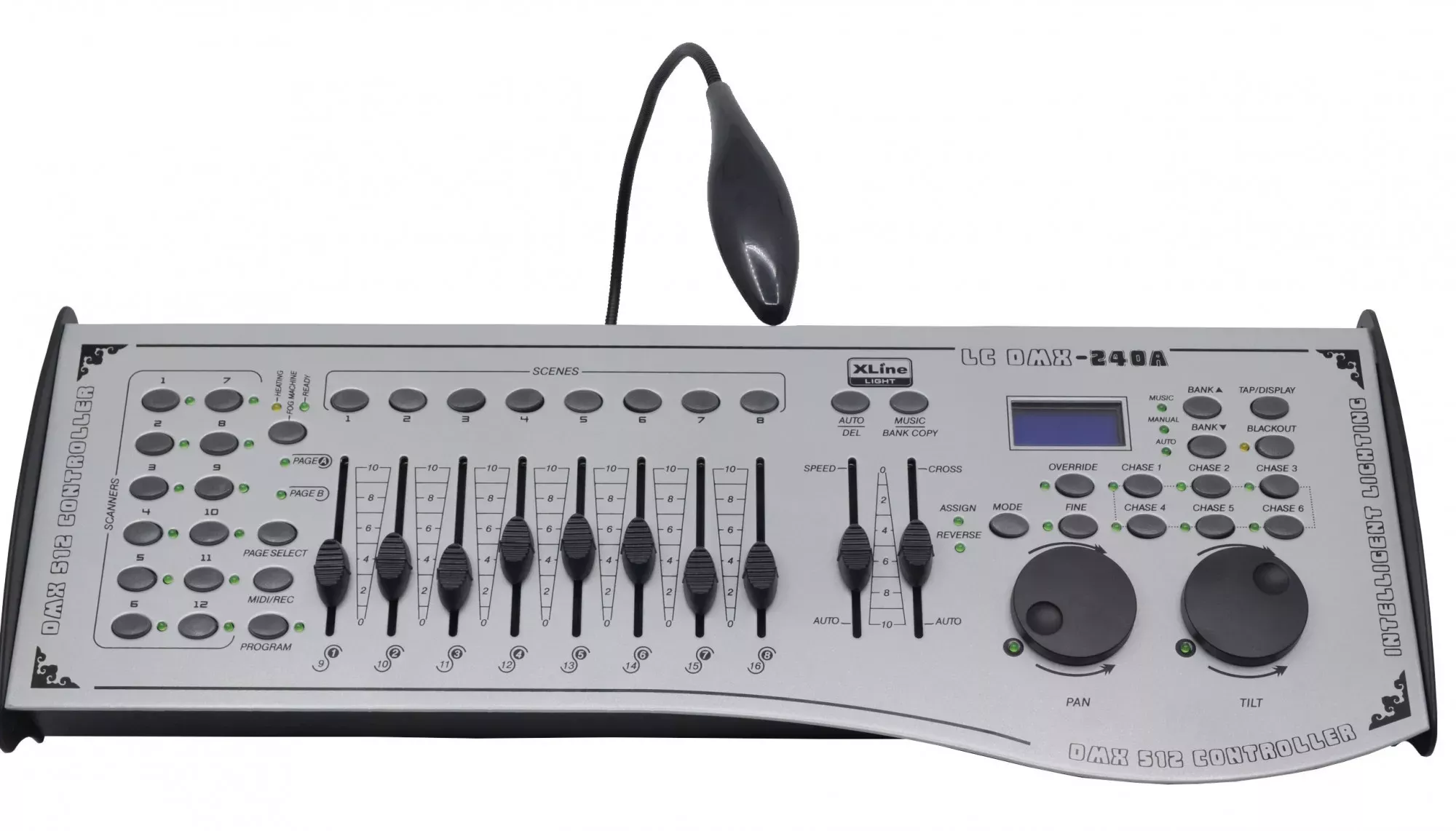 XLine Light LC DMX-240A Контроллер DMX, 192 канала, вход для дым-машины