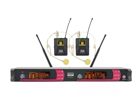 Xline MD-262A-E Радиосистема двухканальная c двумя поясными передатчиками Xline MD-262A-E Радиосистема двухканальная c двумя поясными передатчиками