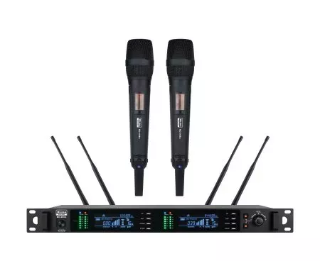 XLINE MD-968A(NEW) Радиосистема двухканальная c двумя ручными передатчиками XLINE MD-968A(NEW) Радиосистема двухканальная c двумя ручными передатчиками