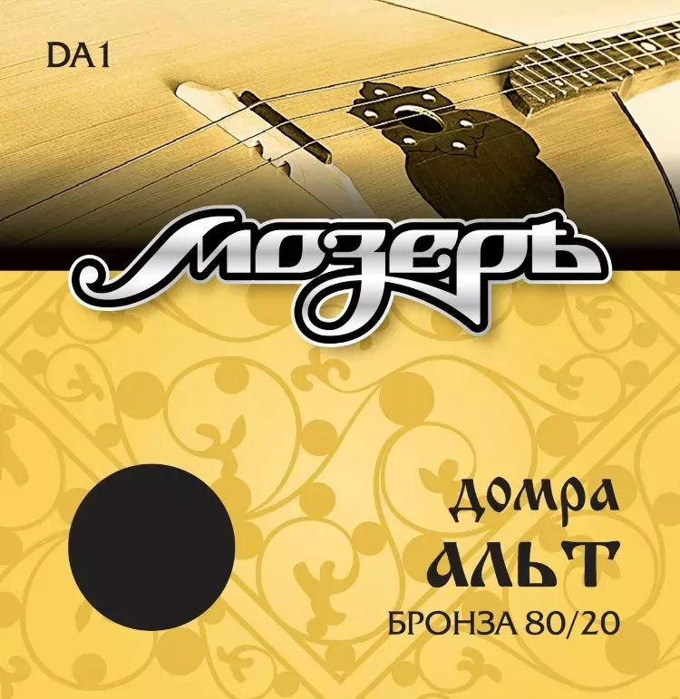 Мозеръ DA1 Комплект струн для домры альт, бронза Мозеръ DA1 Комплект струн для домры альт, бронза